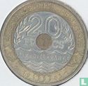 Frankrijk 20 francs 1993 (proefslag) "Mediterranean games" - Afbeelding 1