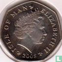 Isle of Man 50 pence 2008 (colourless) "Christmas 2008" - Image 1