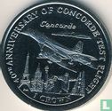 Man 1 crown 2009 (kleurloos) "40th anniversary of Concorde Test Flight" - Afbeelding 2