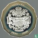 Guyana 2000 dollars 1999 (PROOF) "Millennium dawn" - Afbeelding 1