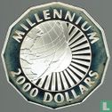 Guyana 2000 dollars 1999 (PROOF) "Millennium dawn" - Image 2