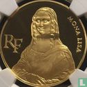 France 500 francs 1993 (PROOF - 31.1 g) "200 years Louvre Museum - Mona Lisa" - Image 2
