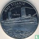 Isle of Man 1 crown 2012 "Centenary Putting into service of the Titanic - passengers boarding" - Image 2