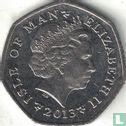 Man 50 pence 2013 (AB) - Afbeelding 1