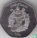 Isle of Man 50 pence 2013 (colourless - without AA) "Christmas 2013" - Image 2