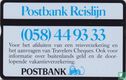 Postbank Reislijn (058) 44 93 33 - Afbeelding 1