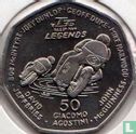 Man 50 pence 2015 (AB) "Tourist Trophy motorcycle races Legends" - Afbeelding 2