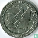 Isle of Man 1 crown 1987 (copper-nickel) "America's Cup - Fremantle in Australia" - Image 2