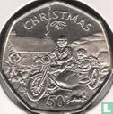 Man 50 pence 1988 (BA) "Christmas 1988" - Afbeelding 2