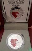 België 5 euro 2017 (PROOF) "50th anniversary of the first heart transplant" - Afbeelding 3