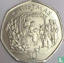 Isle of Man 50 pence 1991 "Christmas 1991" - Image 2