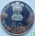 India 50 rupees 1977 "FAO - Save for Development" - Afbeelding 2