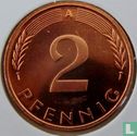 Allemagne 2 pfennig 2001 (A) - Image 2