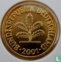 Allemagne 5 pfennig 2001 (F) - Image 1