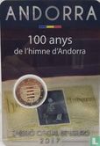Andorra 2 euro 2017 (coincard - Govern d'Andorra) "100 years Hymn of Andorra" - Afbeelding 1