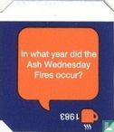 In what year did the Ash Wednesday Fires occur? - 1983 - Afbeelding 1