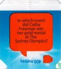 In which event did Cathy Freeman win her gold medal at The Sydney Olympics? - 400 metres - Afbeelding 1