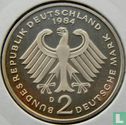 Germany 2 mark 1984 (D - Konrad Adenauer) - Image 1