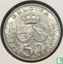 Belgique 50 francs 1960 (fauté) "King Baudouin's marriage to Doña Fabiola de Mora y Aragon" - Image 2