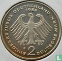 Duitsland 2 mark 1984 (F - Konrad Adenauer) - Afbeelding 1