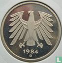 Duitsland 5 mark 1984 (G) - Afbeelding 1