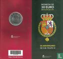 Spanje 30 euro 2018 (folder) "50th anniversary of King Felipe VI" - Afbeelding 1
