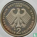 Germany 2 mark 1984 (G - Konrad Adenauer) - Image 1