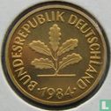 Duitsland 5 pfennig 1984 (J) - Afbeelding 1
