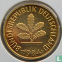 Germany 5 pfennig 1984 (F) - Image 1