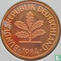 Duitsland 2 pfennig 1984 (F) - Afbeelding 1