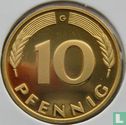 Allemagne 10 pfennig 1984 (G) - Image 2