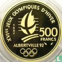 Frankreich 500 Franc 1991 (PP) "1992 Olympics - Cross country skiing" - Bild 1