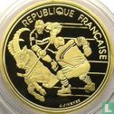 Frankreich 500 Franc 1991 (PP) "1992 Olympics - Ice hockey" - Bild 2