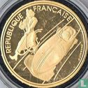 Frankrijk 500 francs 1990 (PROOF) "1992 Olympics - Bobsledding" - Afbeelding 2
