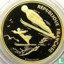 Frankrijk 500 francs 1991 (PROOF) "1992 Olympics - Ski jump" - Afbeelding 2