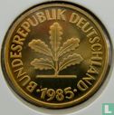 Germany 5 pfennig 1985 (D) - Image 1