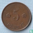 Finlande 5 penniä 1929 - Image 2