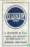J. Duiker & Co's Fabriek van Apparaten en Werktuigen N.V.  - Afbeelding 1