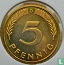 Germany 5 pfennig 2000 (D) - Image 2