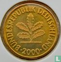 Allemagne 5 pfennig 2000 (J) - Image 1