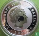 Australia 1 dollar 2017 (colourless - with panda privy mark) "Kookaburra" - Image 2