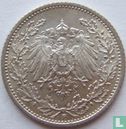 Duitse Rijk ½ mark 1912 (F) - Afbeelding 2