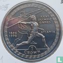 Gibraltar 1 crown 1995 "1996 Summer Olympics in Atlanta - Javelin throwers" - Image 2