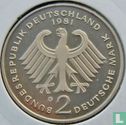 Deutschland 2 Mark 1981 (G - Konrad Adenauer) - Bild 1