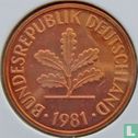 Duitsland 2 pfennig 1981 (J) - Afbeelding 1