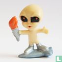 Alien with Olympic flame