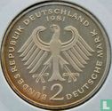 Allemagne 2 mark 1981 (F - Konrad Adenauer) - Image 1