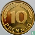 Duitsland 10 pfennig 1981 (G) - Afbeelding 2