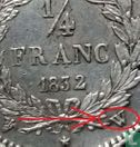 Frankreich ¼ Franc 1832 (W) - Bild 3