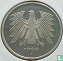 Allemagne 5 mark 1998 (F) - Image 1